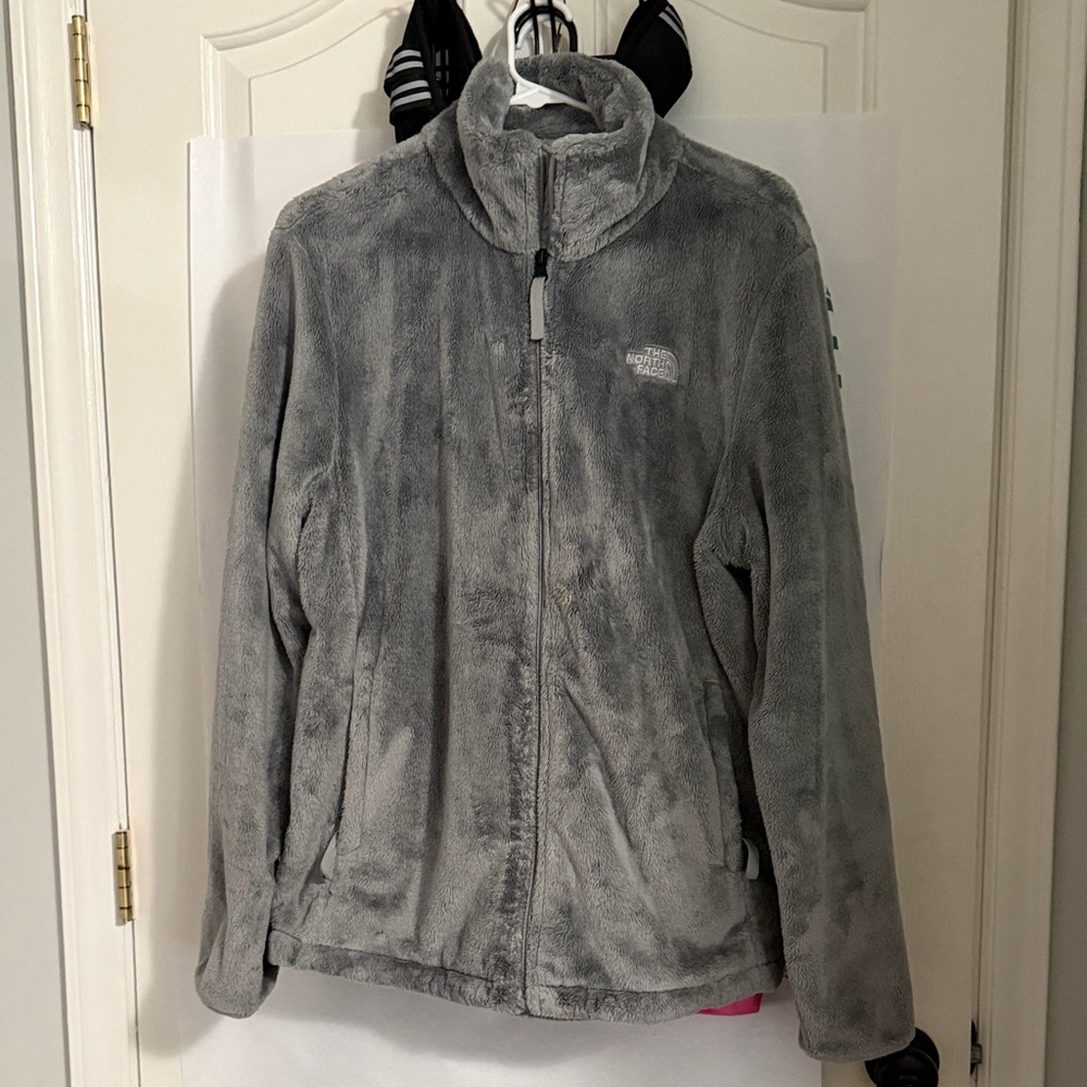 The North Face Women's Gray Teddy Jacket - Picture 2 of 4